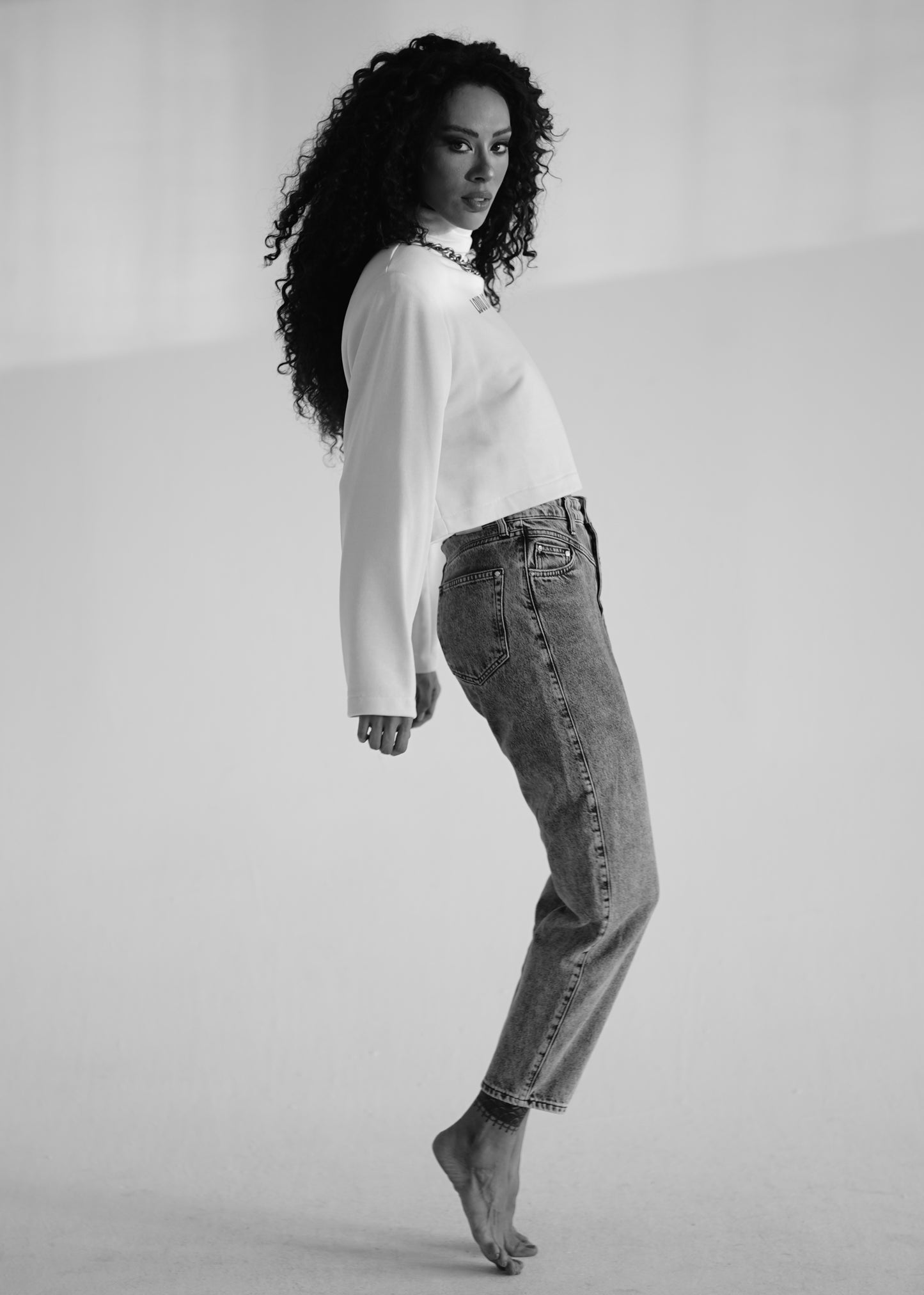 Power Shoulder Sweater