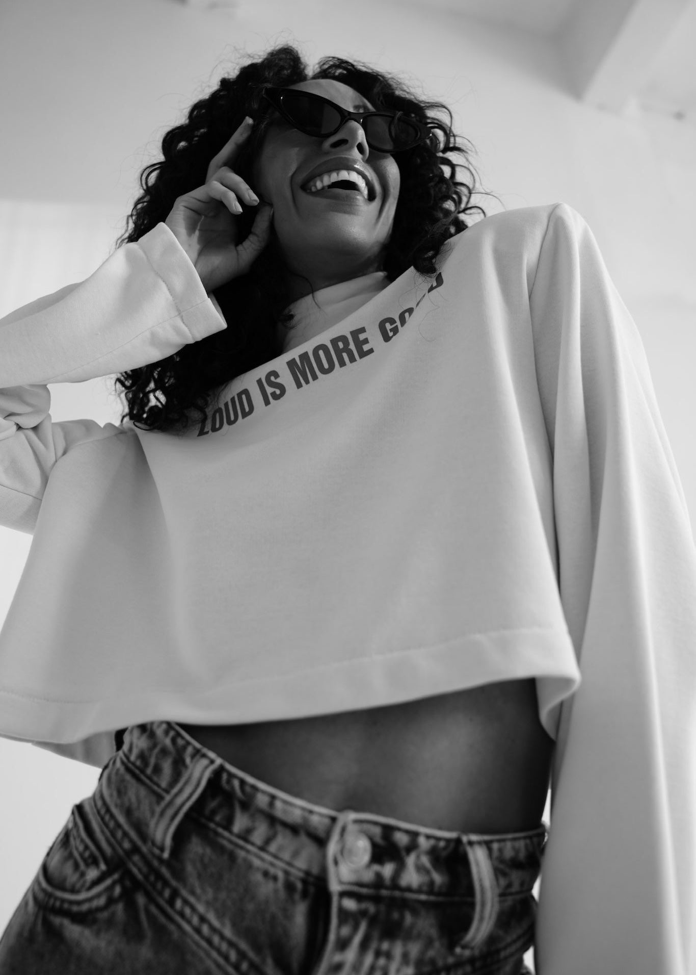 Power Shoulder Sweater
