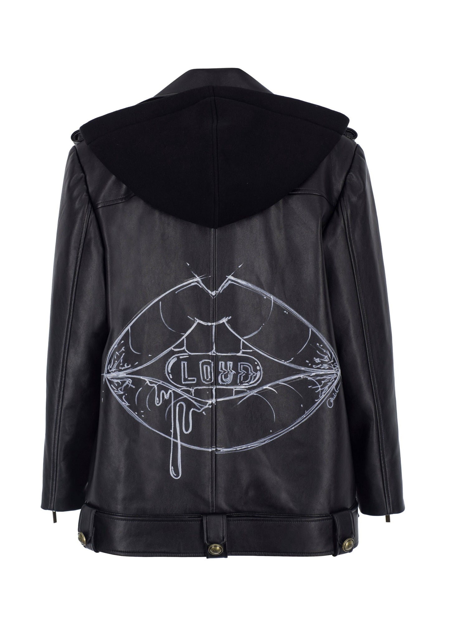 Hand Painted Leather Jacket