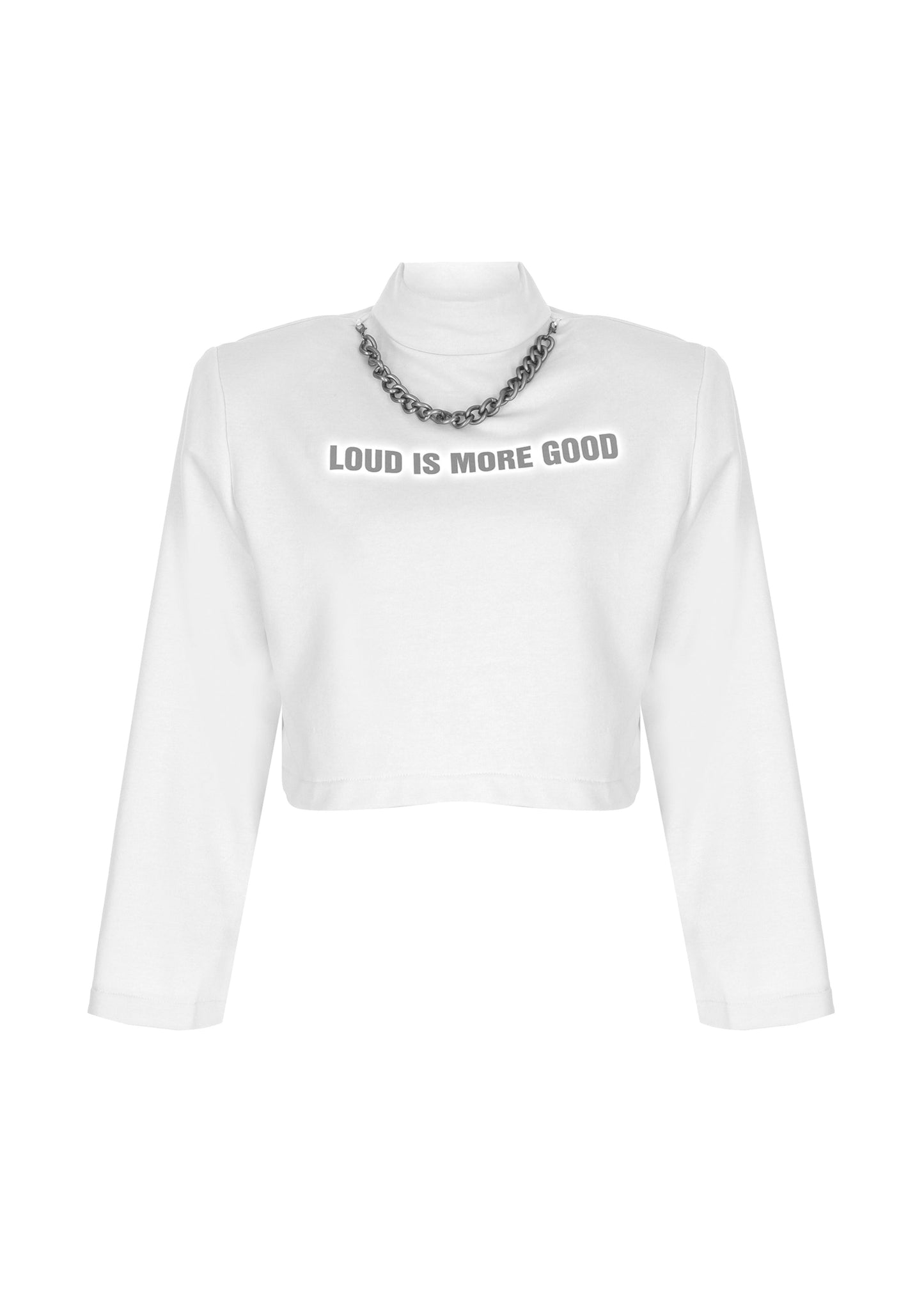 Power Shoulder Sweater