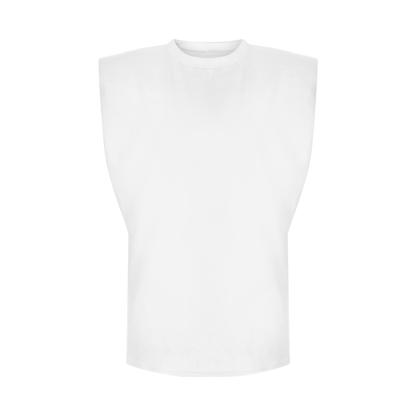 Basic Power Shoulder Tee Dress