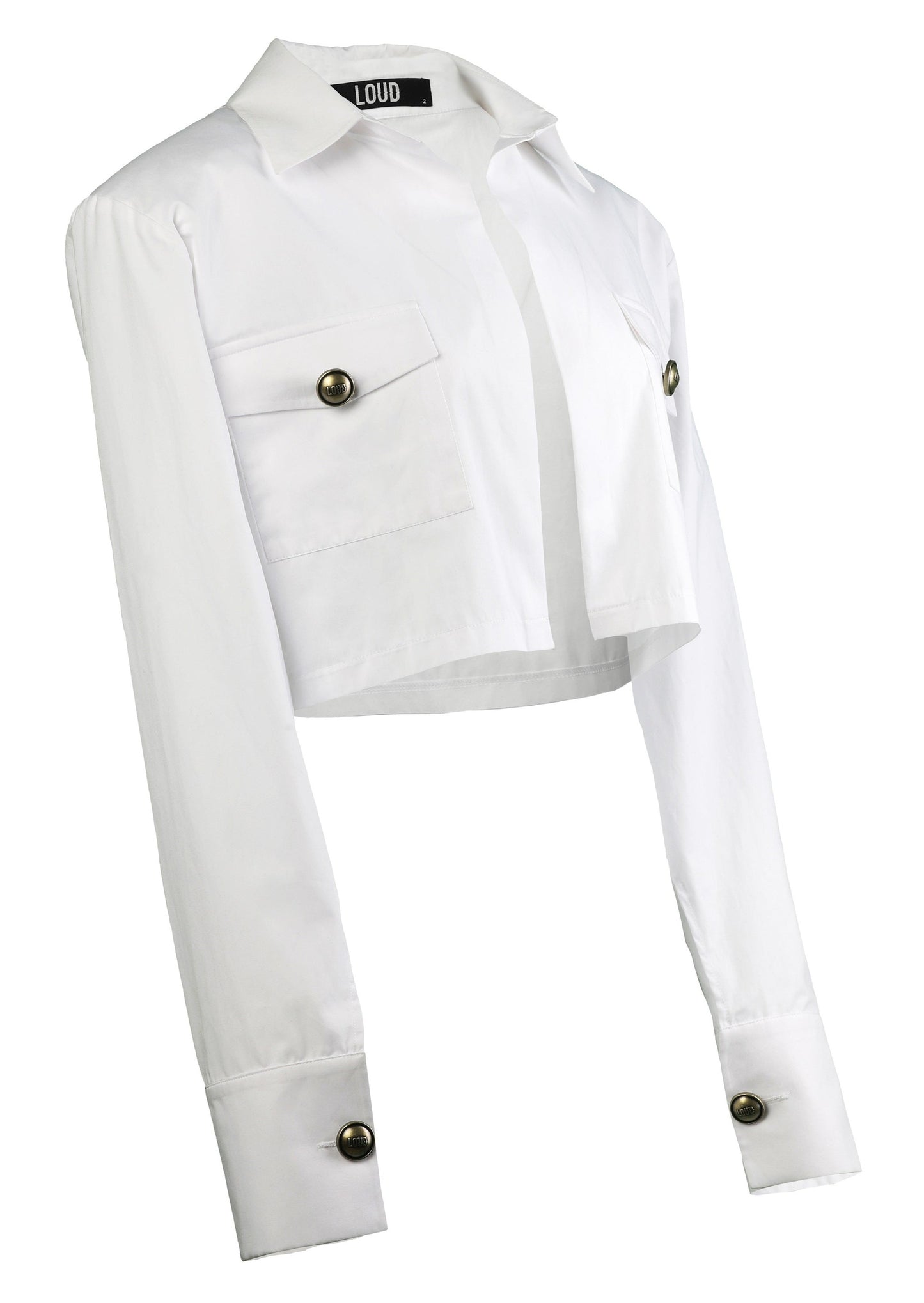 Cropped Shirt Jacket