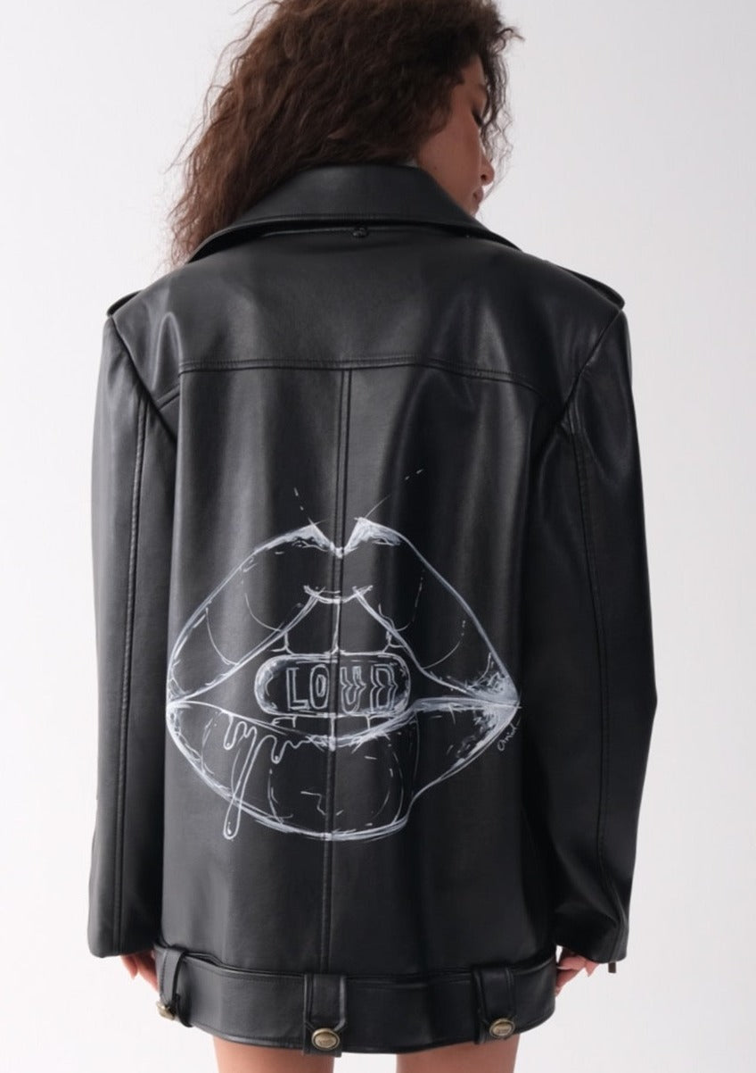 Unisex Vegan Leather Jacket